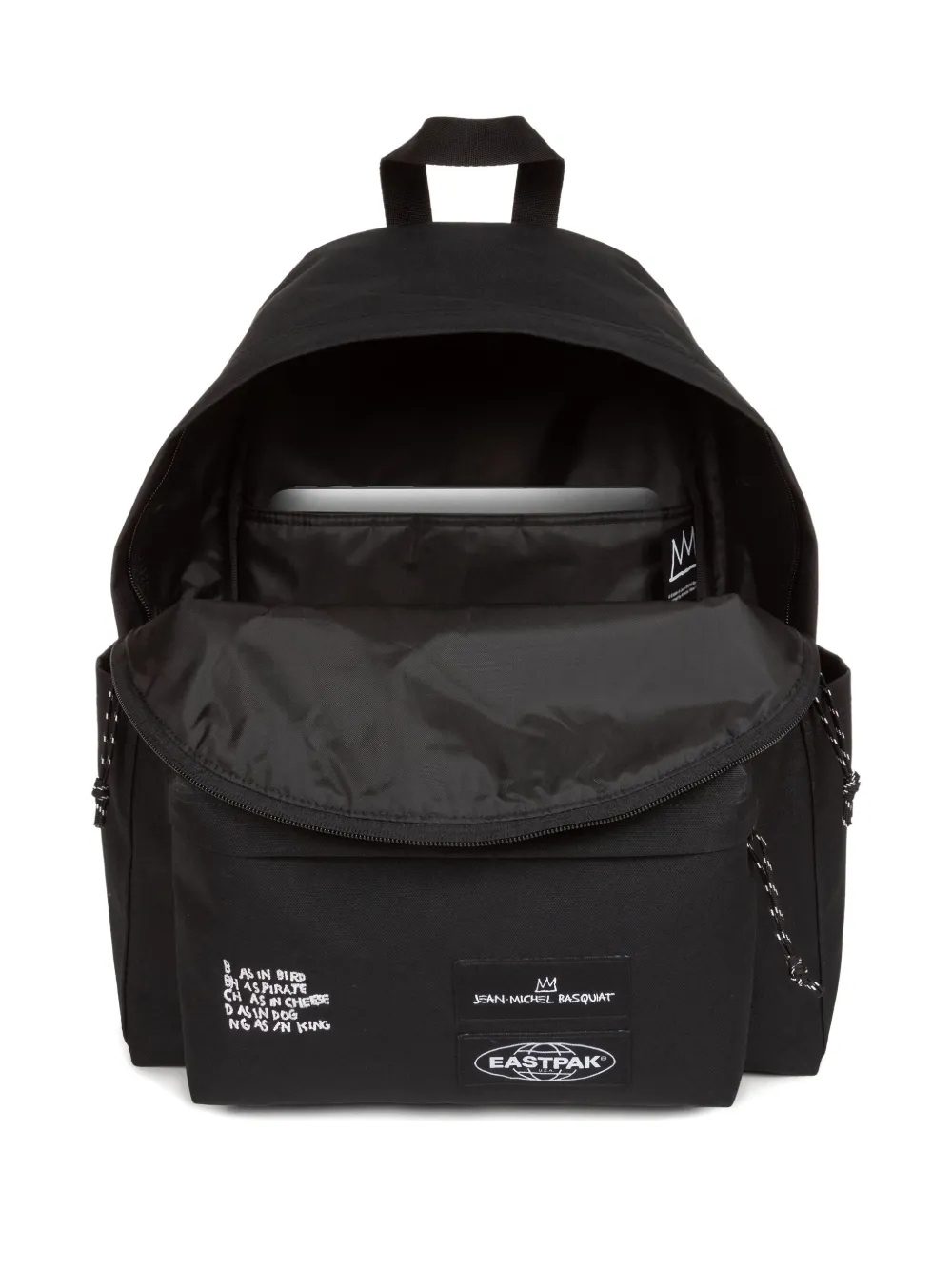 Eastpak x © Estate of Jean-Michel Basquiat grafische rugzak Zwart