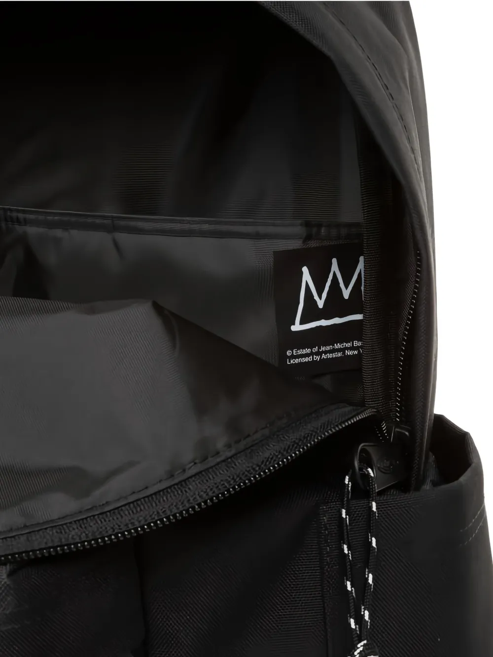 Eastpak x © Estate of Jean-Michel Basquiat grafische rugzak Zwart