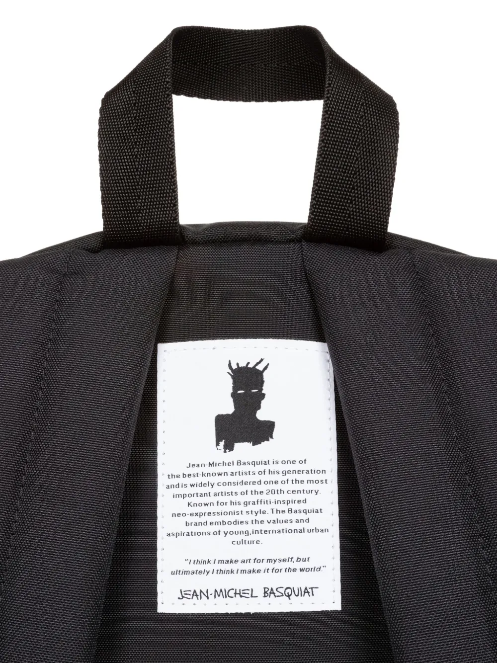 Eastpak x © Estate of Jean-Michel Basquiat grafische rugzak Zwart