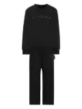 John Richmond Junior logo-embroidered tracksuit set - Black