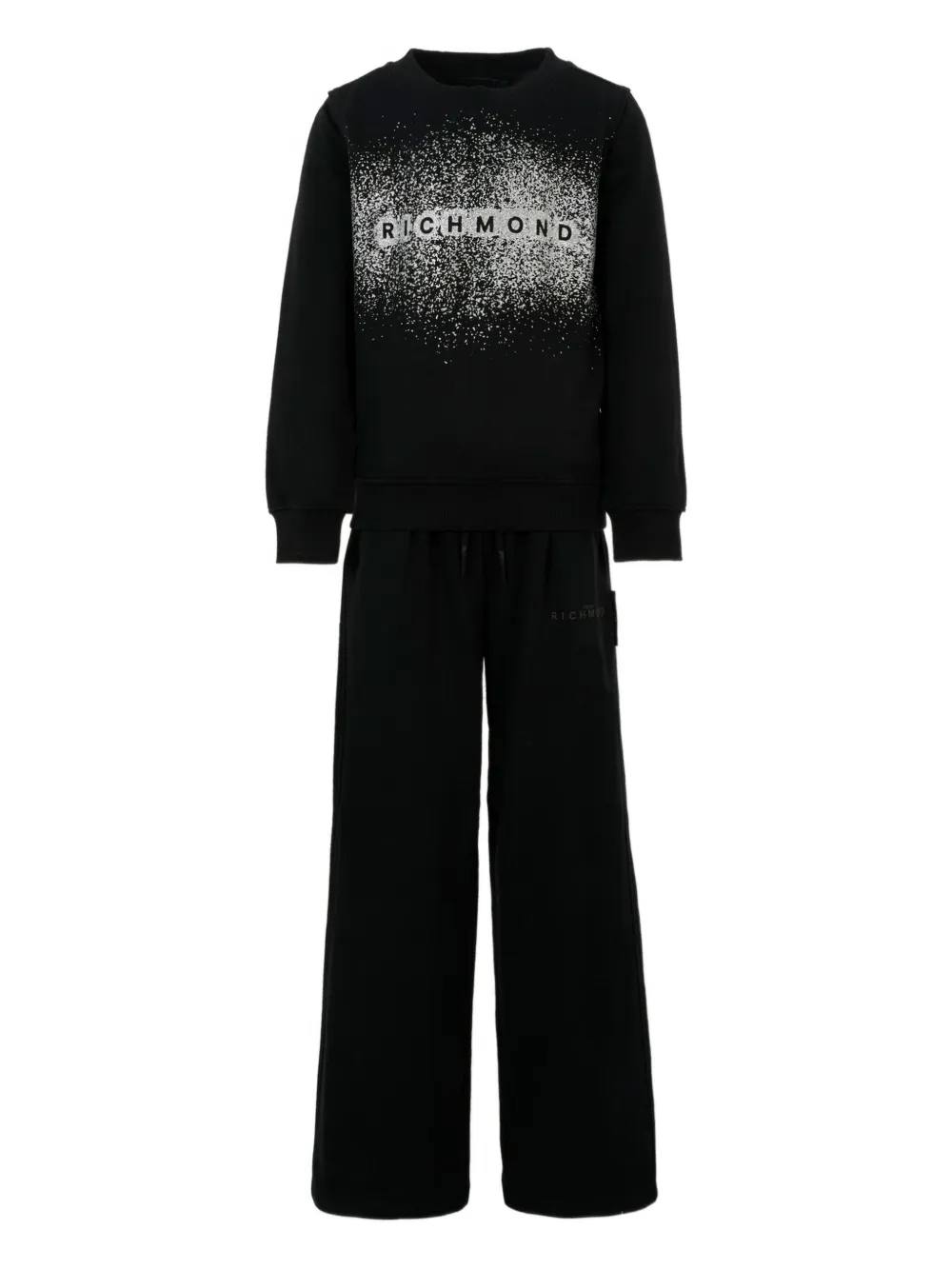 John Richmond Junior logo-print tracksuit Zwart