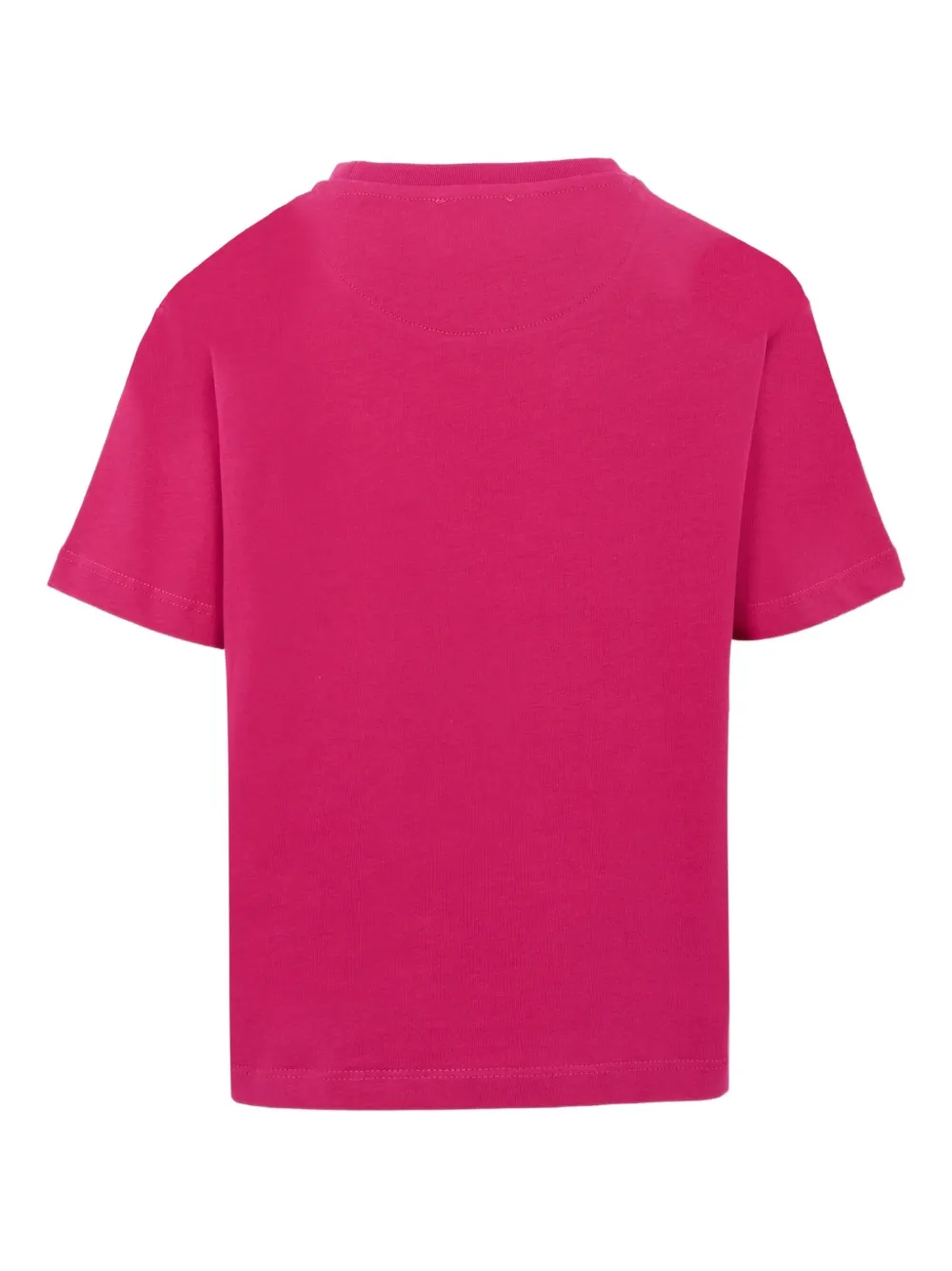 John Richmond Junior embossed-logo T-shirt Roze