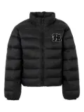 John Richmond Junior logo-patch padded jacket - Black
