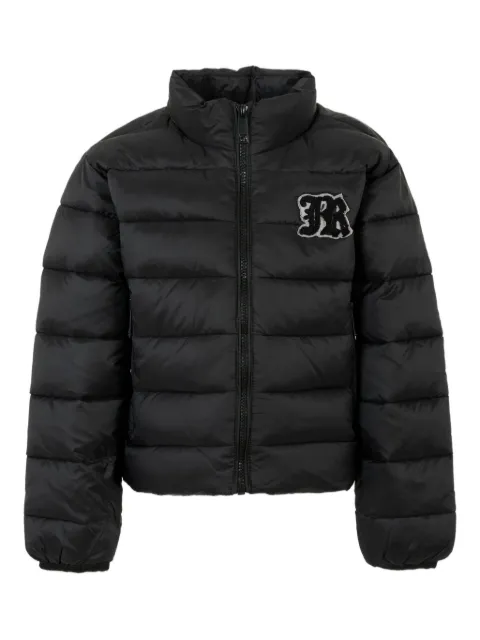 John Richmond Junior logo-patch padded jacket