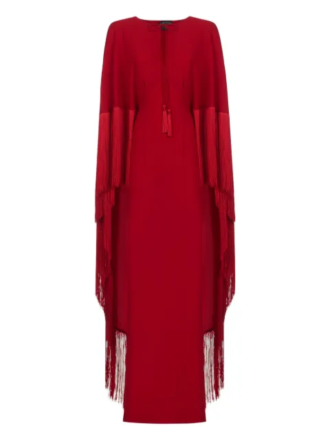 Taller Marmo 1974 fringe cape dress