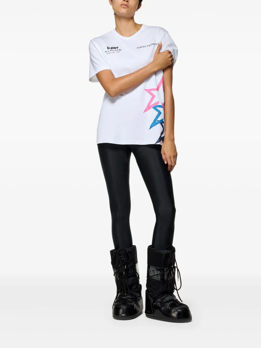 Perfect Moment Alpine Star T-shirt In White