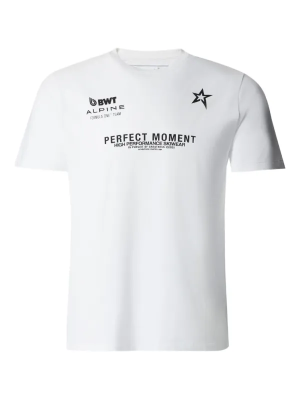 Perfect Moment Alpine Logo-print T-shirt in White
