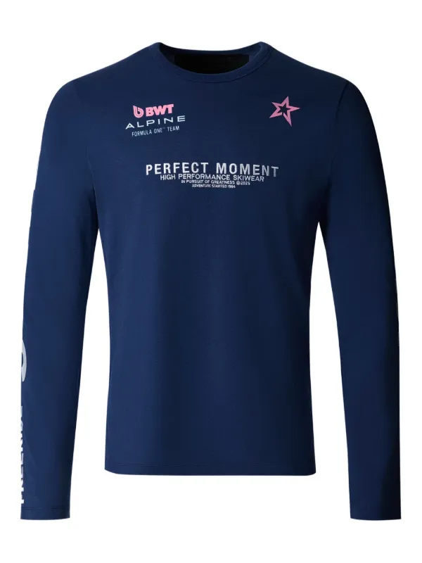 Perfect Moment Alpine Long-sleeve T-shirt in Blue