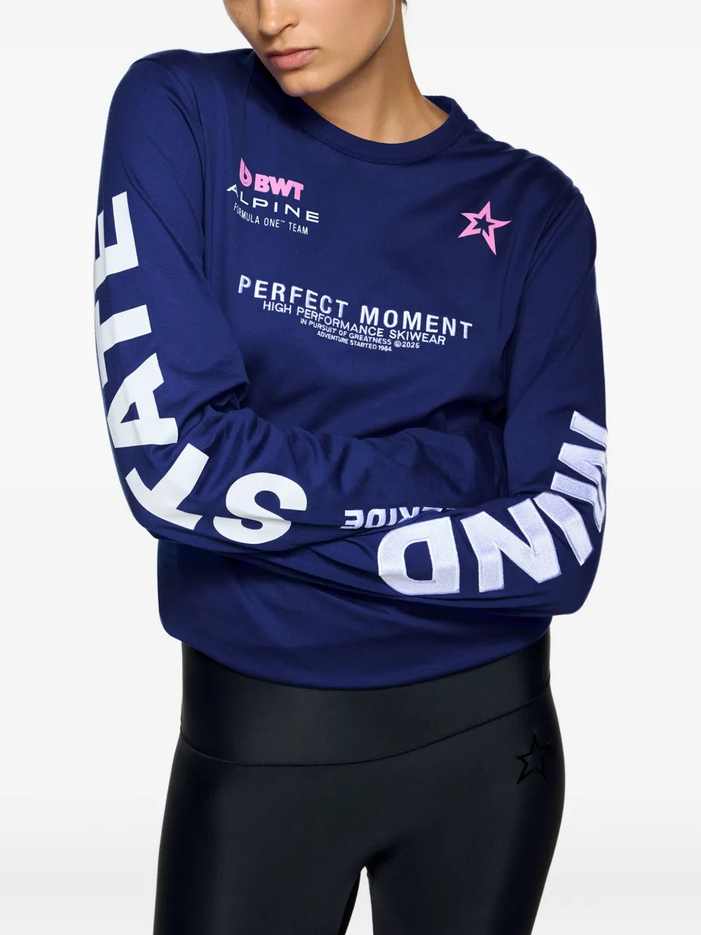 Perfect Moment Alpine T-shirt met lange mouwen Blauw