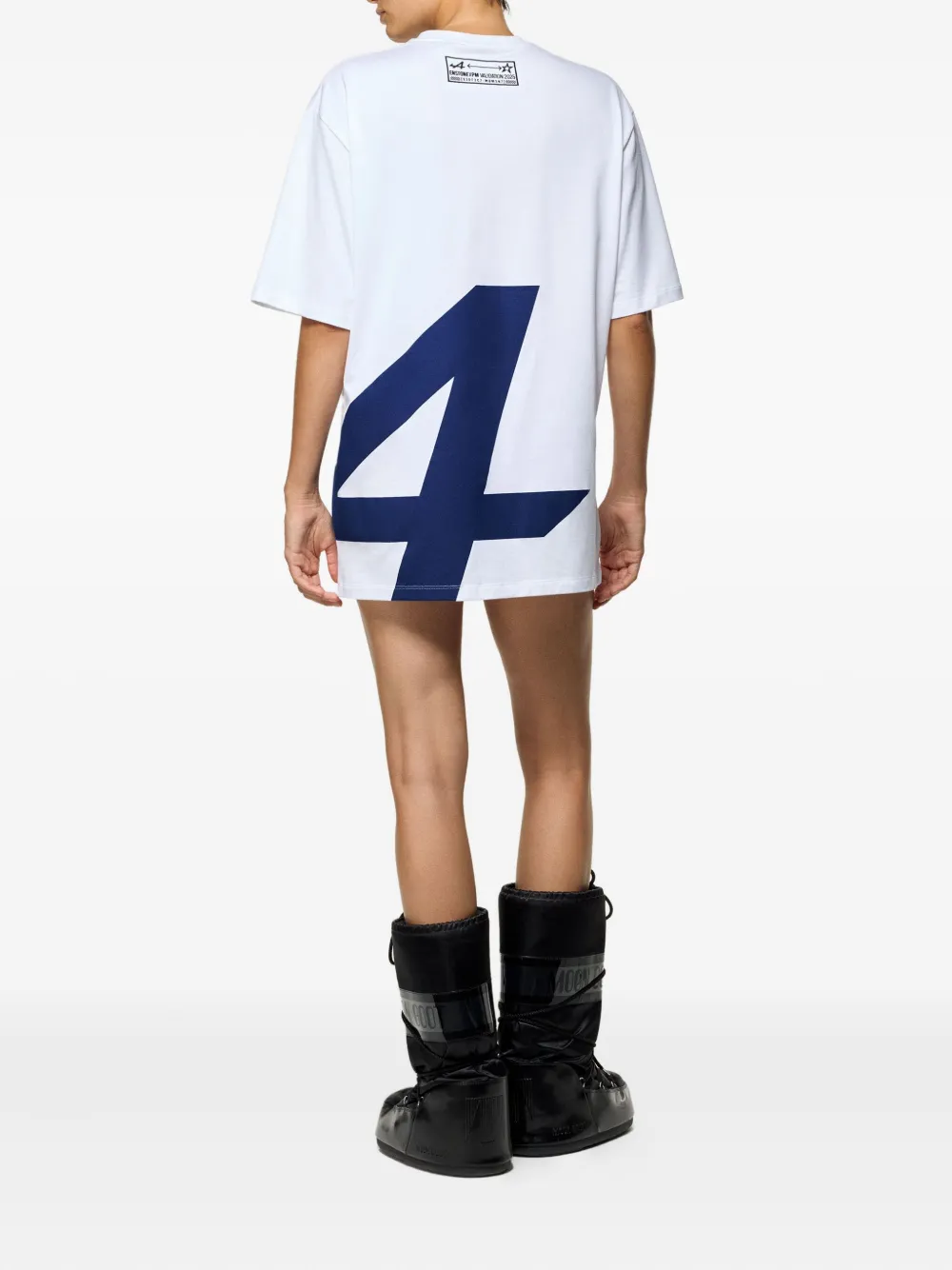 Perfect Moment Alpine Oversize-logo T-shirt In White