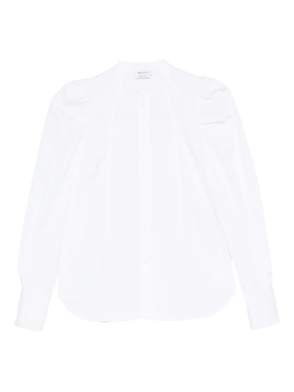 Alexander McQueen puff-sleeve button-front shirt | White | Image 1