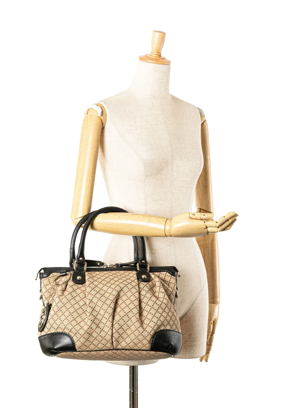 Gucci Pre-Owned 2000-2015 Diamante Canvas Sukey satchel | Pre-Owned | Image 2