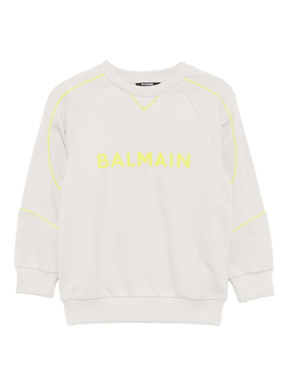 Balmain Kids Varsity sweater Grijs