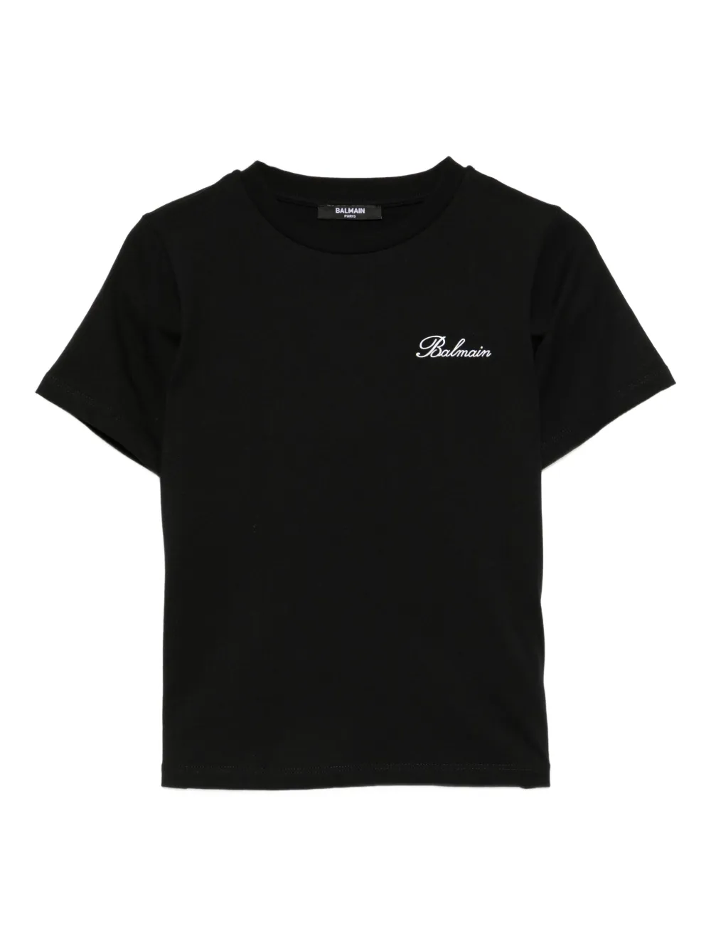 Balmain Kids T-shirt met logoprint Zwart