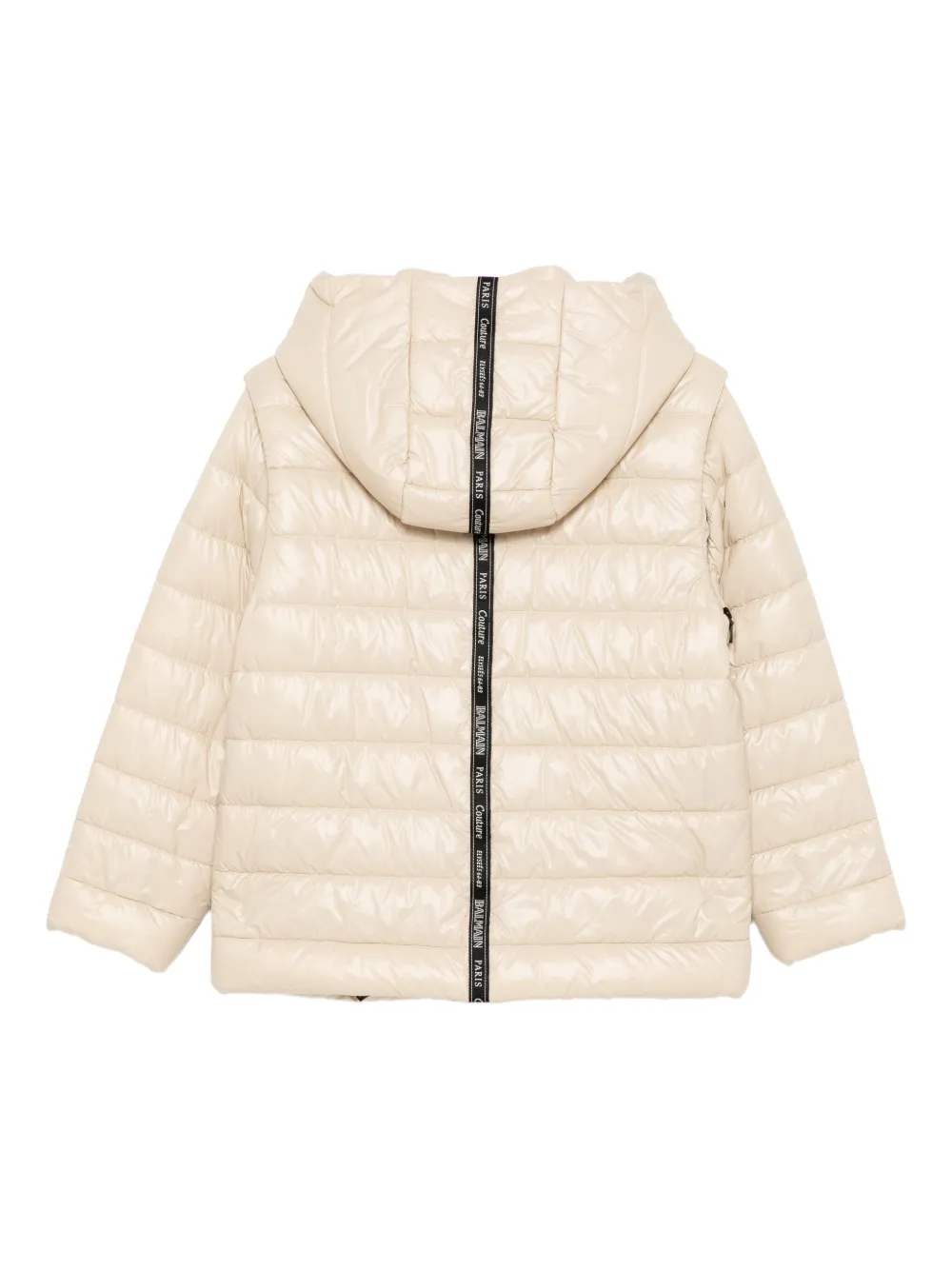 Balmain Kids logo-patch jacket | Teen Padded Jackets | Image 2