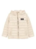 Balmain Kids logo-patch jacket - Neutrals