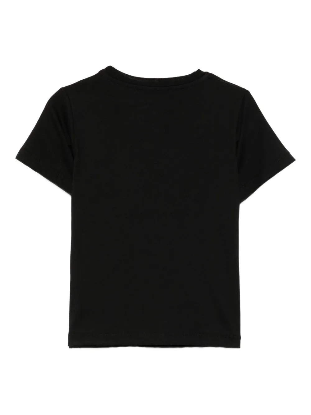 Balmain Kids T-shirt met logopatch Zwart