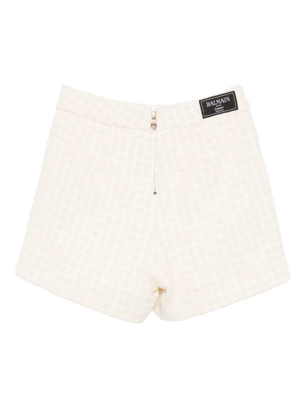 Balmain Kids Tweed shorts Beige