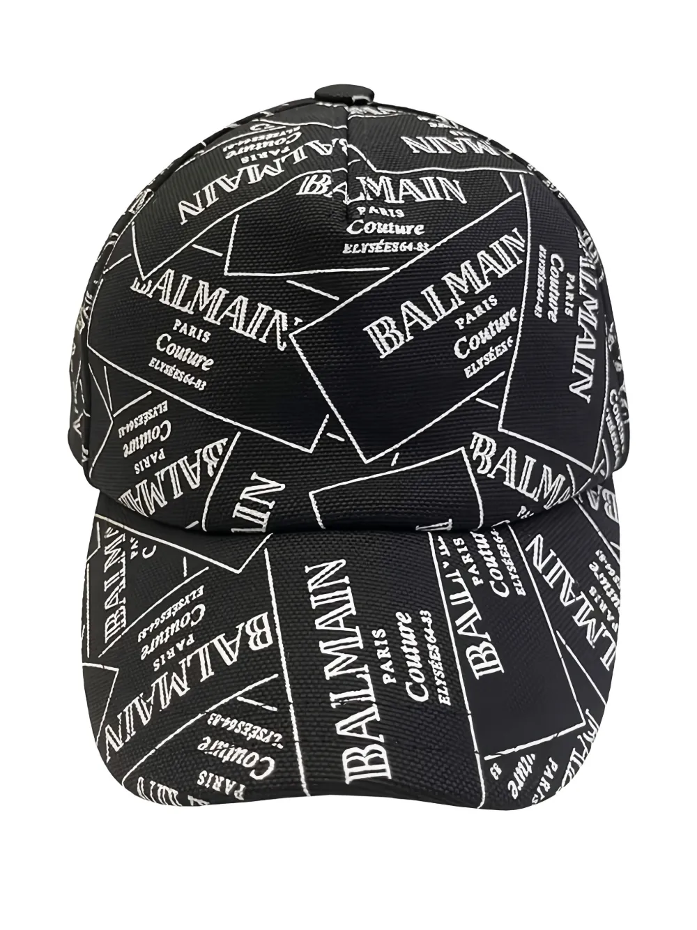 Balmain Kids logo-print baseball cap | Black | Image 1