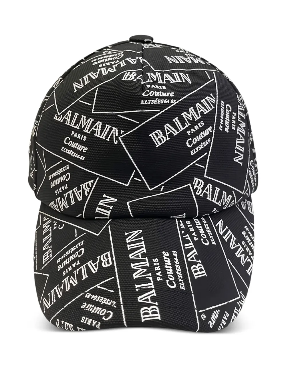 Balmain Kids logo-print baseball cap - Nero