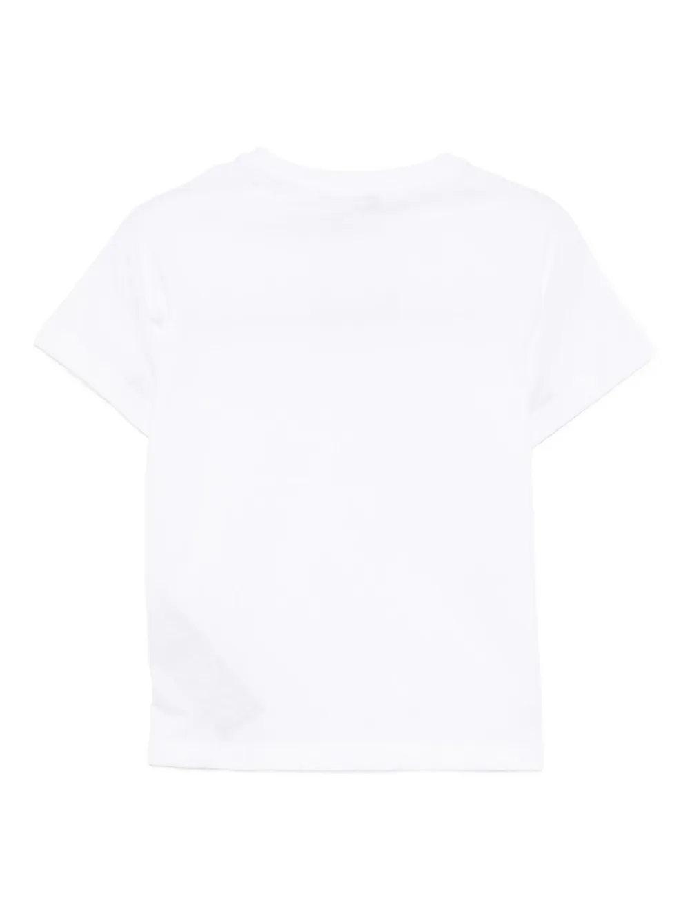 Balmain Kids T-shirt met logopatch Wit