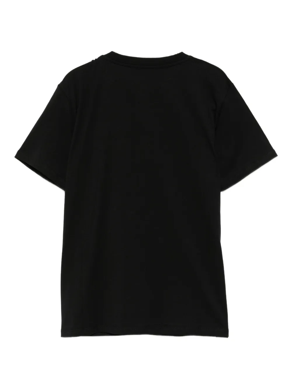Balmain Kids Katoenen T-shirt met logo Zwart