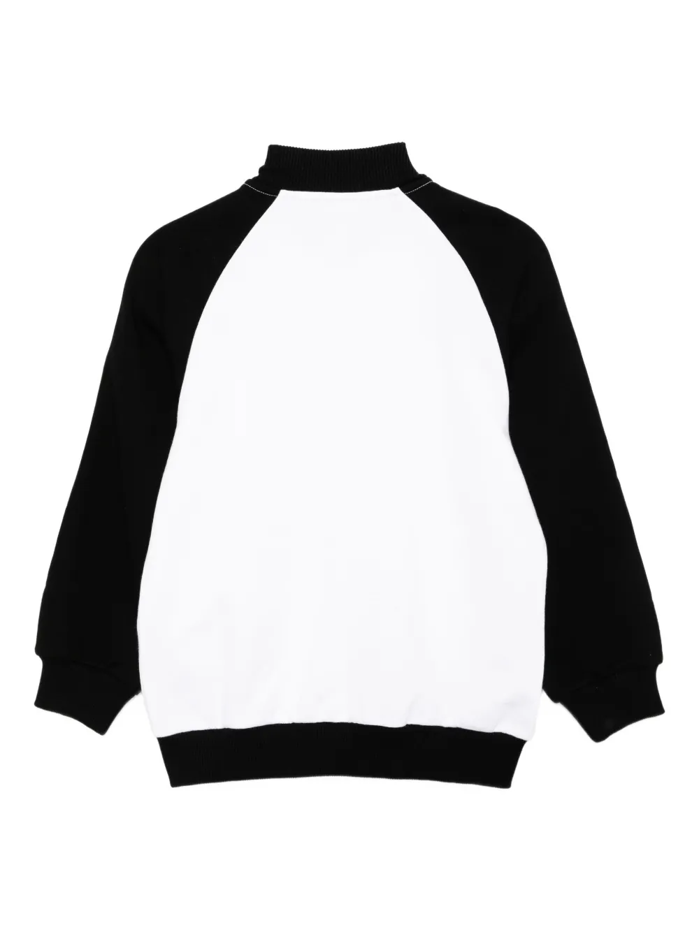 Balmain Kids Katoenen bomberjack met logopatch Wit