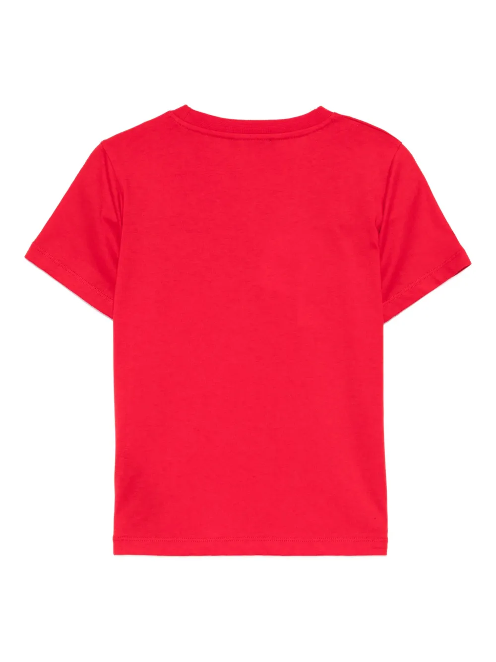 Balmain Kids T-shirt met geborduurd logo Rood
