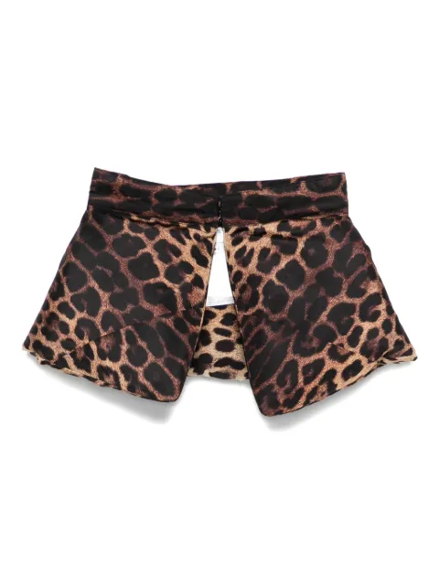 Moschino leopard-print tie
