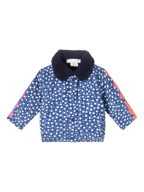 Stella McCartney Kids chamarra con estrellas estampadas