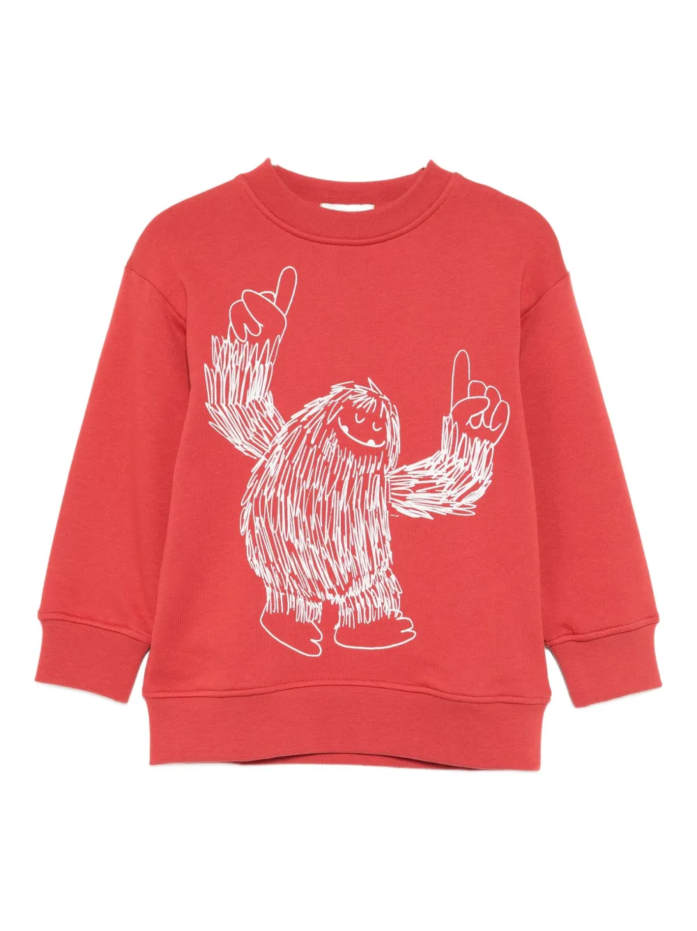 Stella Mccartney Graphic-print Sweatshirt In Red