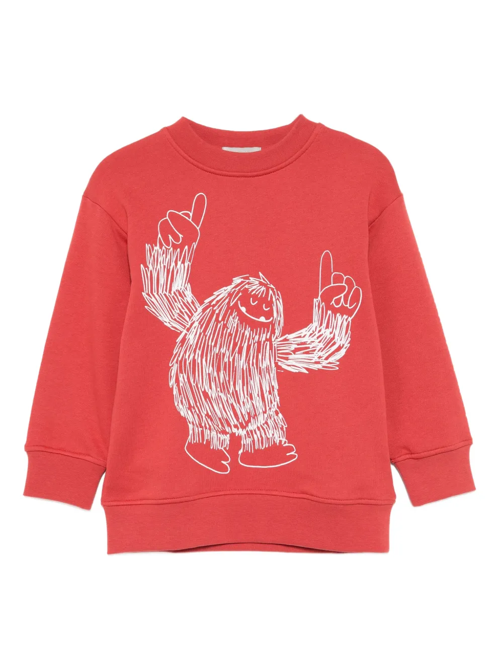 Stella McCartney Kids Sweater met grafische print Rood
