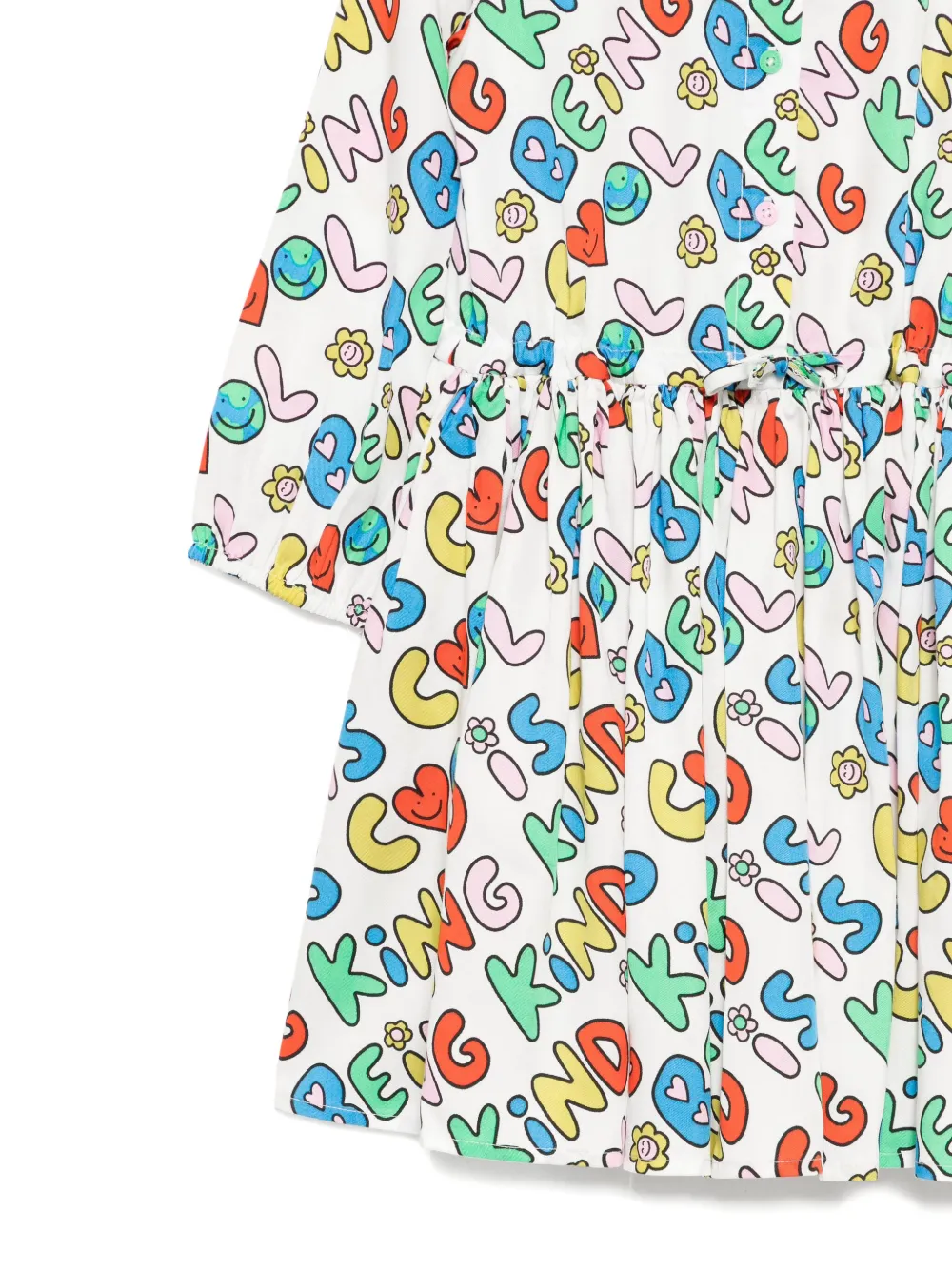 Stella McCartney Kids Blousejurk met all-over print Wit
