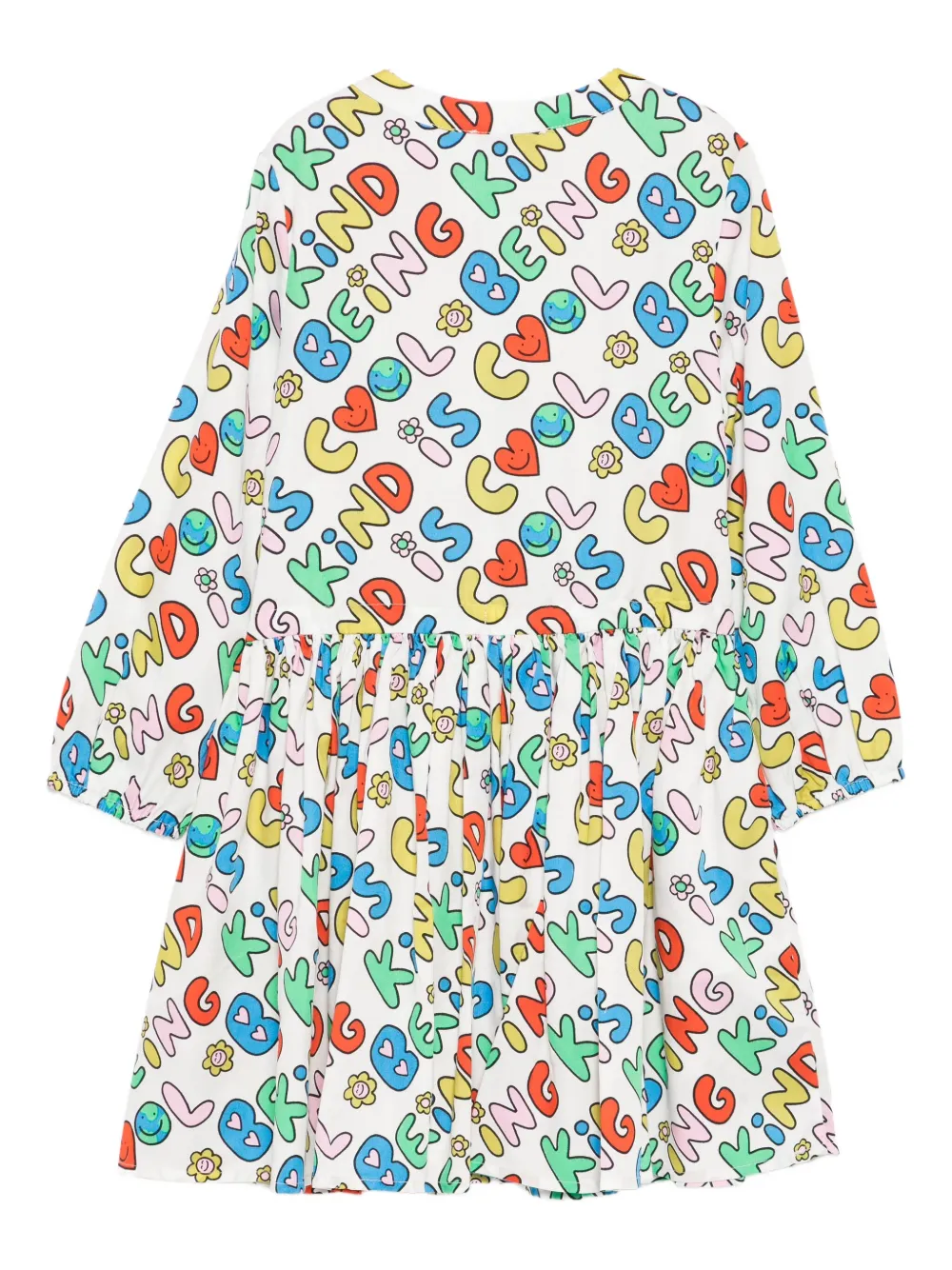 Stella McCartney Kids Blousejurk met all-over print Wit