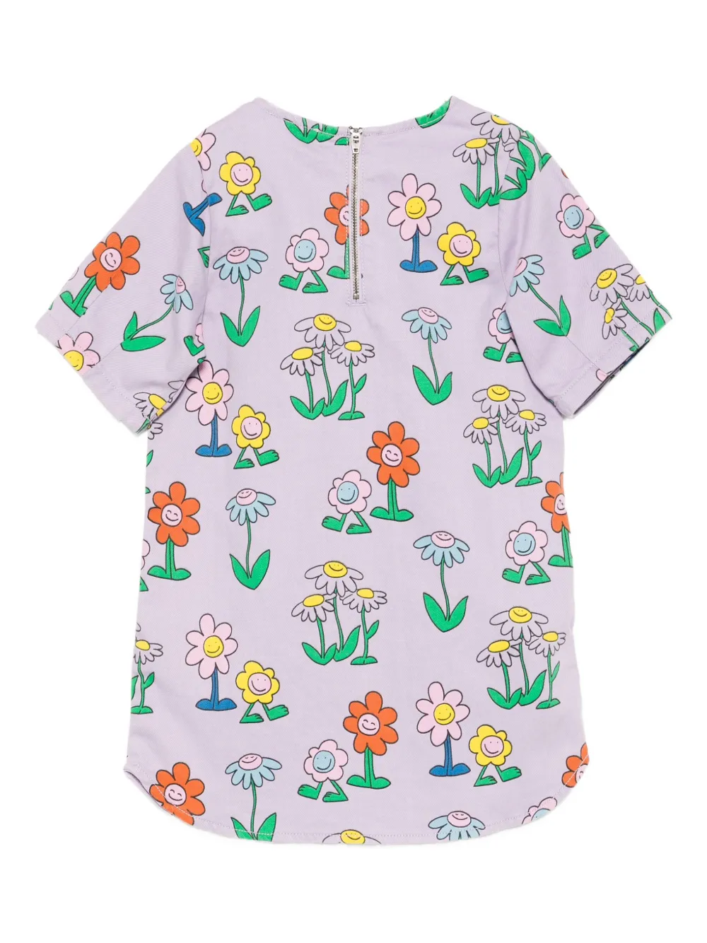 Stella McCartney Kids Jurk met print Paars