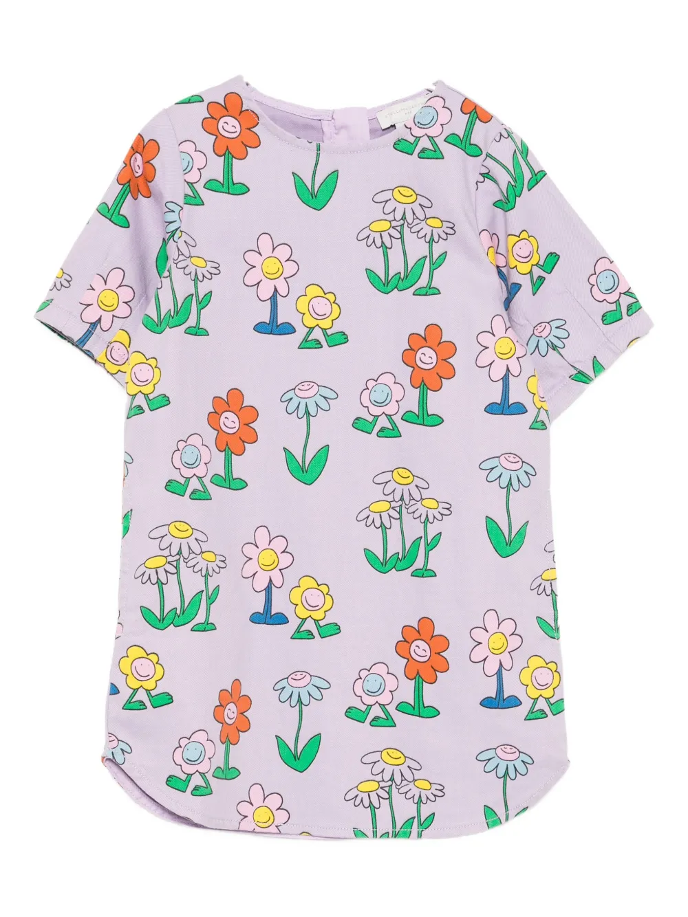 Stella McCartney Kids Jurk met print Paars
