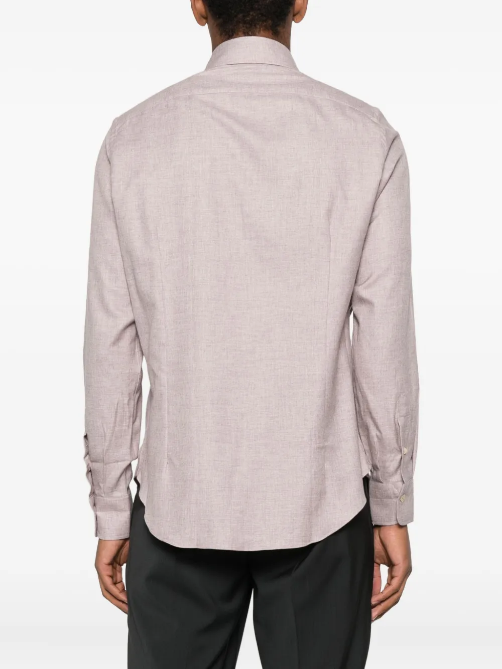 Eleventy button-down shirt Rood