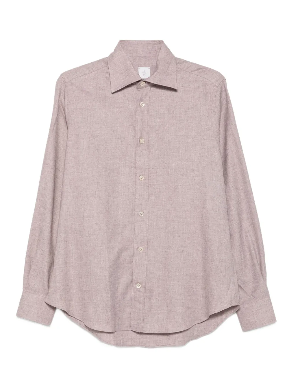 Eleventy button-down shirt Rood