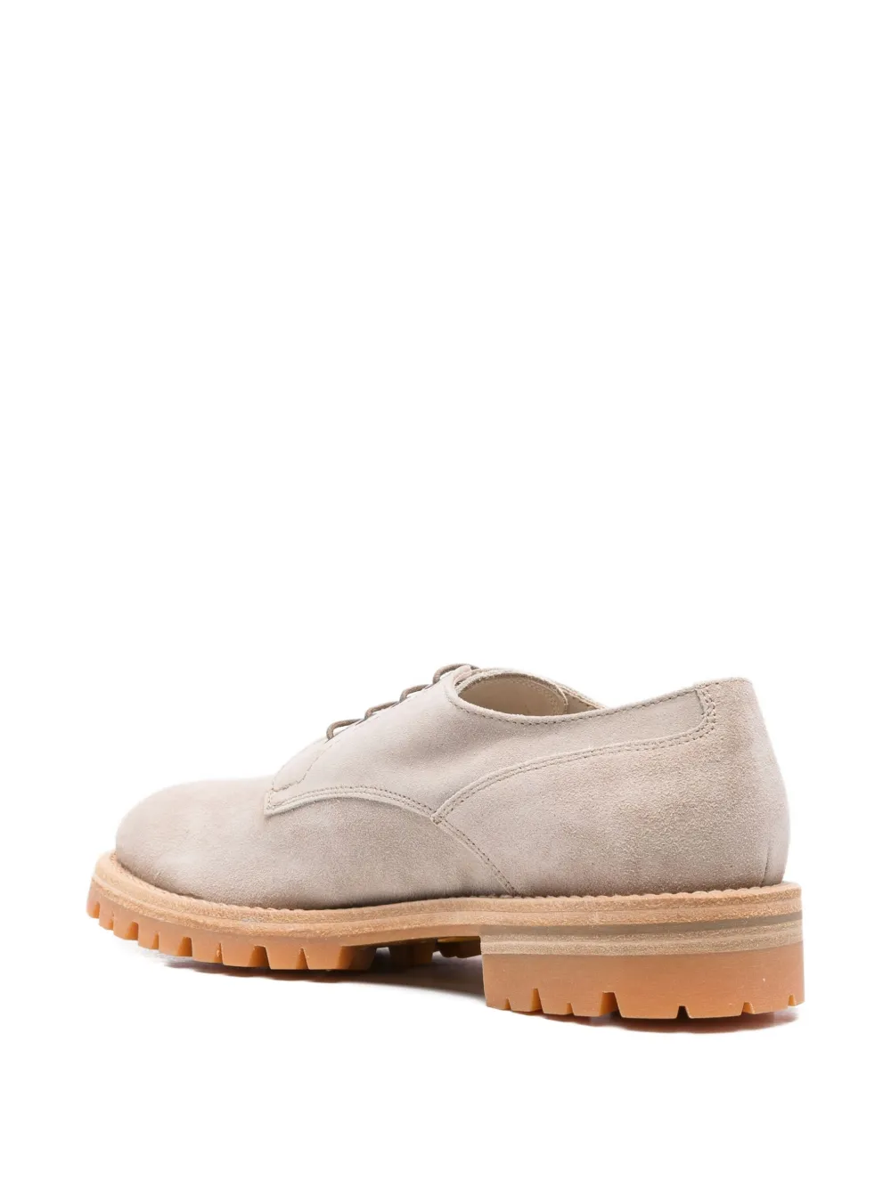 Eleventy lace-up suede derby shoes Neutrals