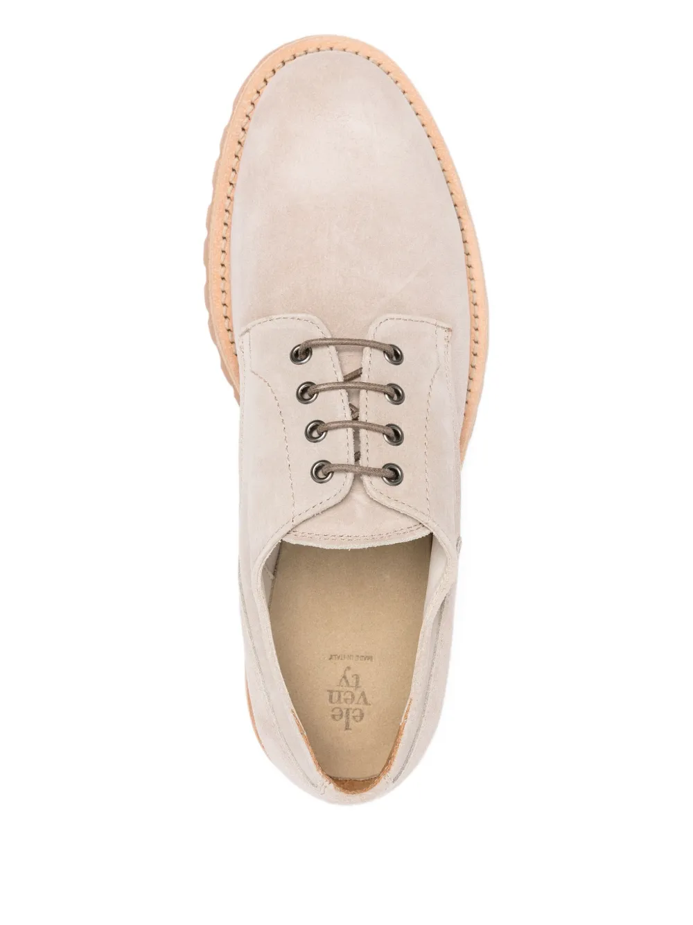 Eleventy lace-up suede derby shoes Neutrals