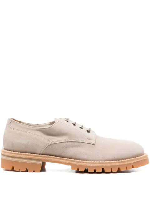 Eleventy lace-up suede derby shoes