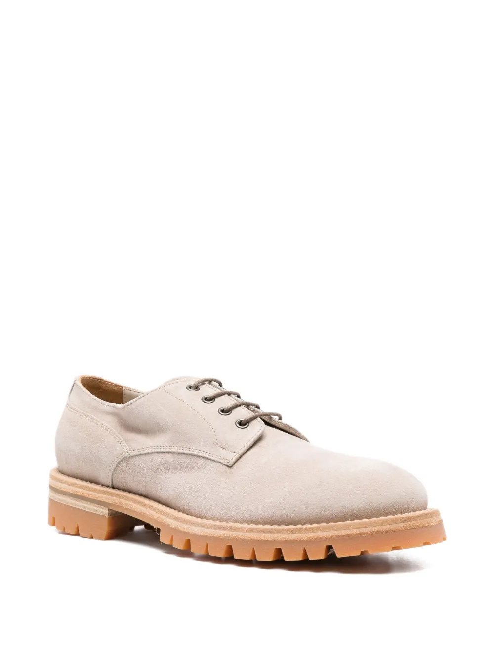 Eleventy lace-up suede derby shoes Neutrals