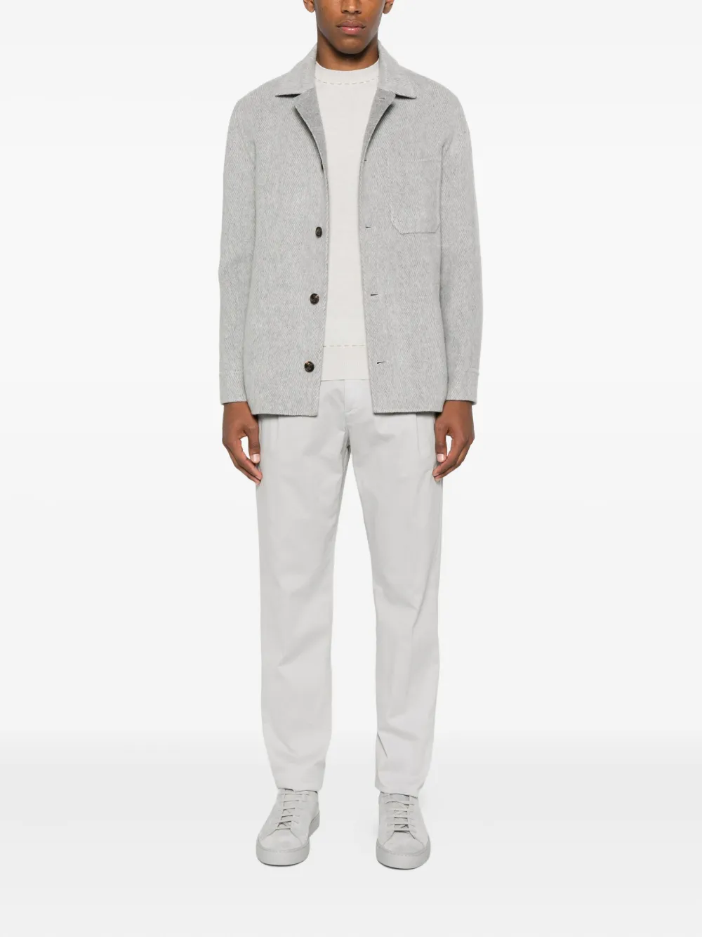 Eleventy pleated trousers Grijs
