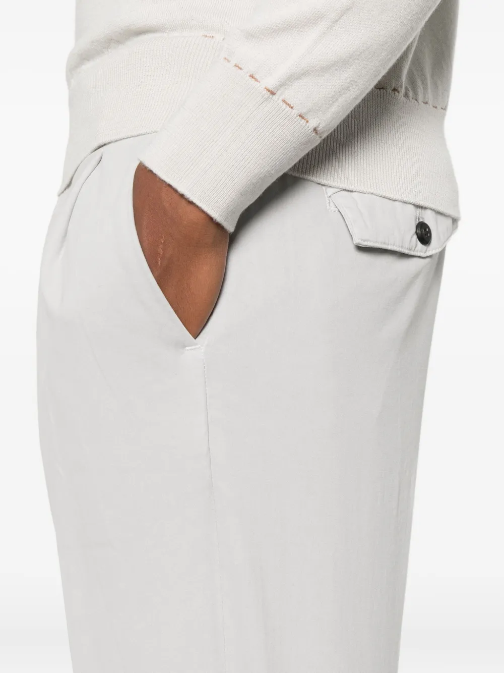 Eleventy pleated trousers Grijs
