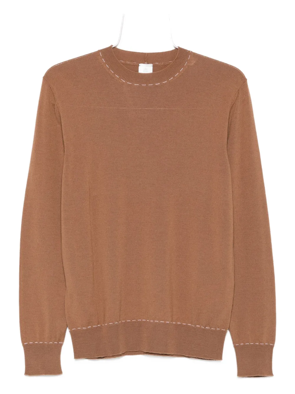 Eleventy round-neck wool sweater Bruin