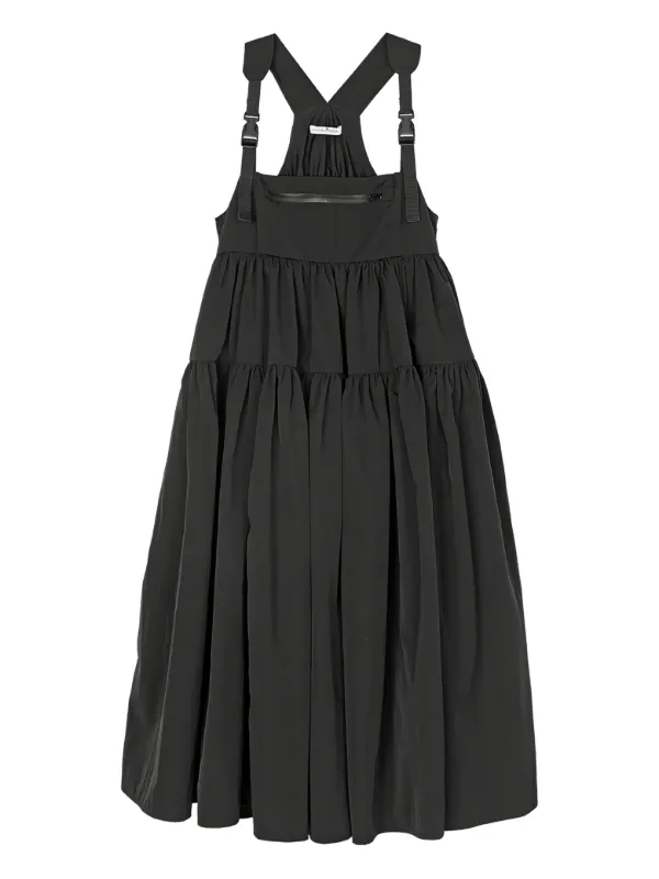 Cecilie Bahnsen Bailey Sleeveless Buckle Dress in Black