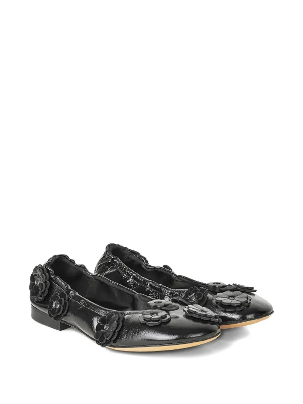【超レア！】cecilie bahnsen  フラットシューズ BRIELLE | FLAT PATENT LEATHER BLACK