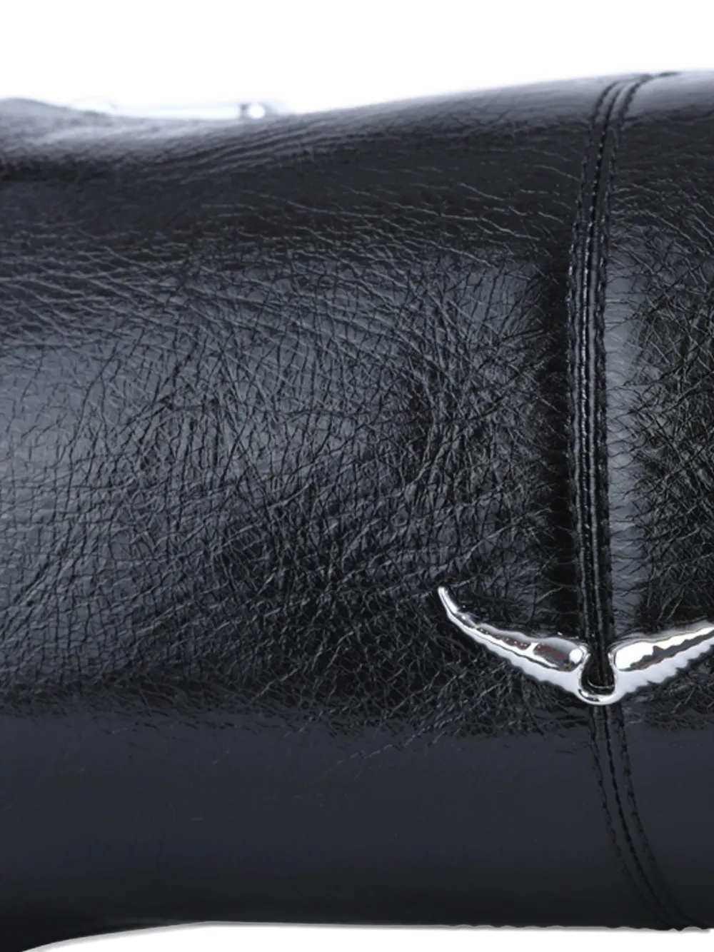 Zadig&Voltaire Leren schoudertas Zwart