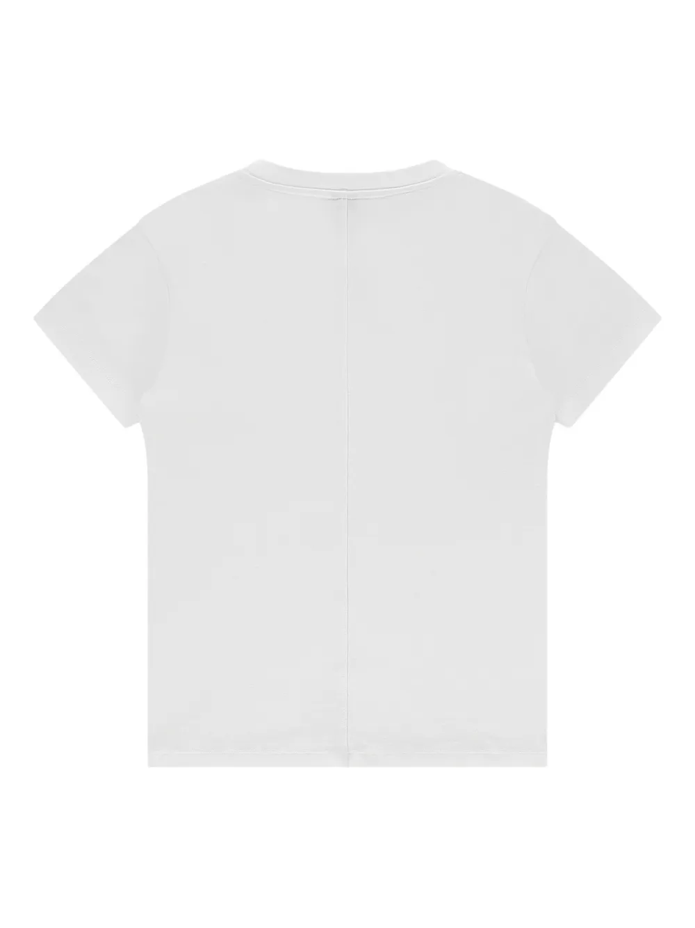 Flore Flore Short-sleeve Crew-neck T-shirt In White