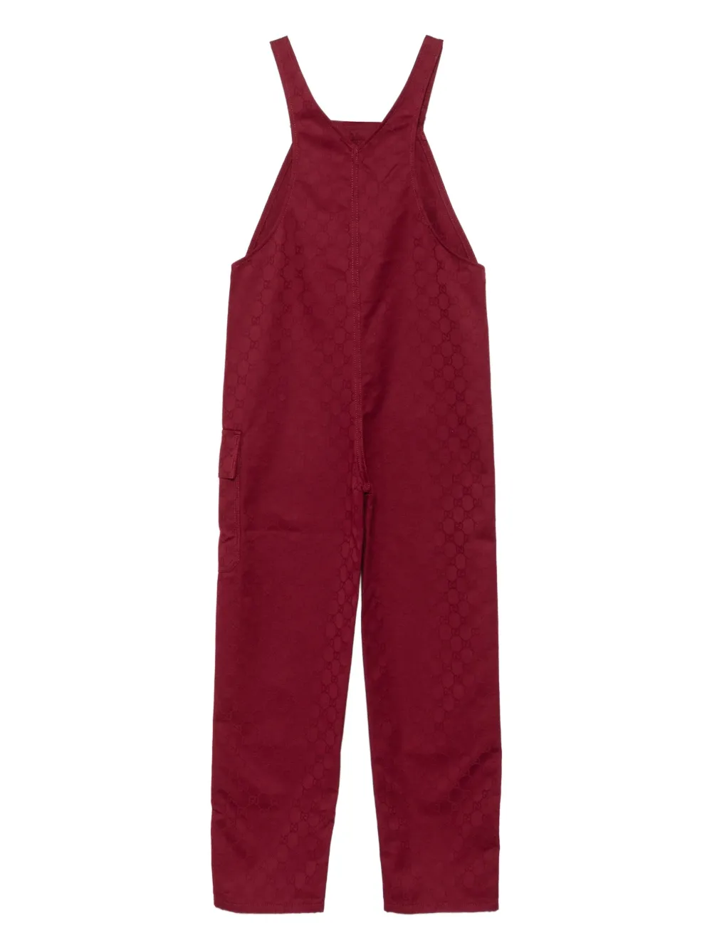 Gucci Kids Geweven overall Rood